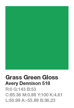 EG 518 Grass Green lesklá